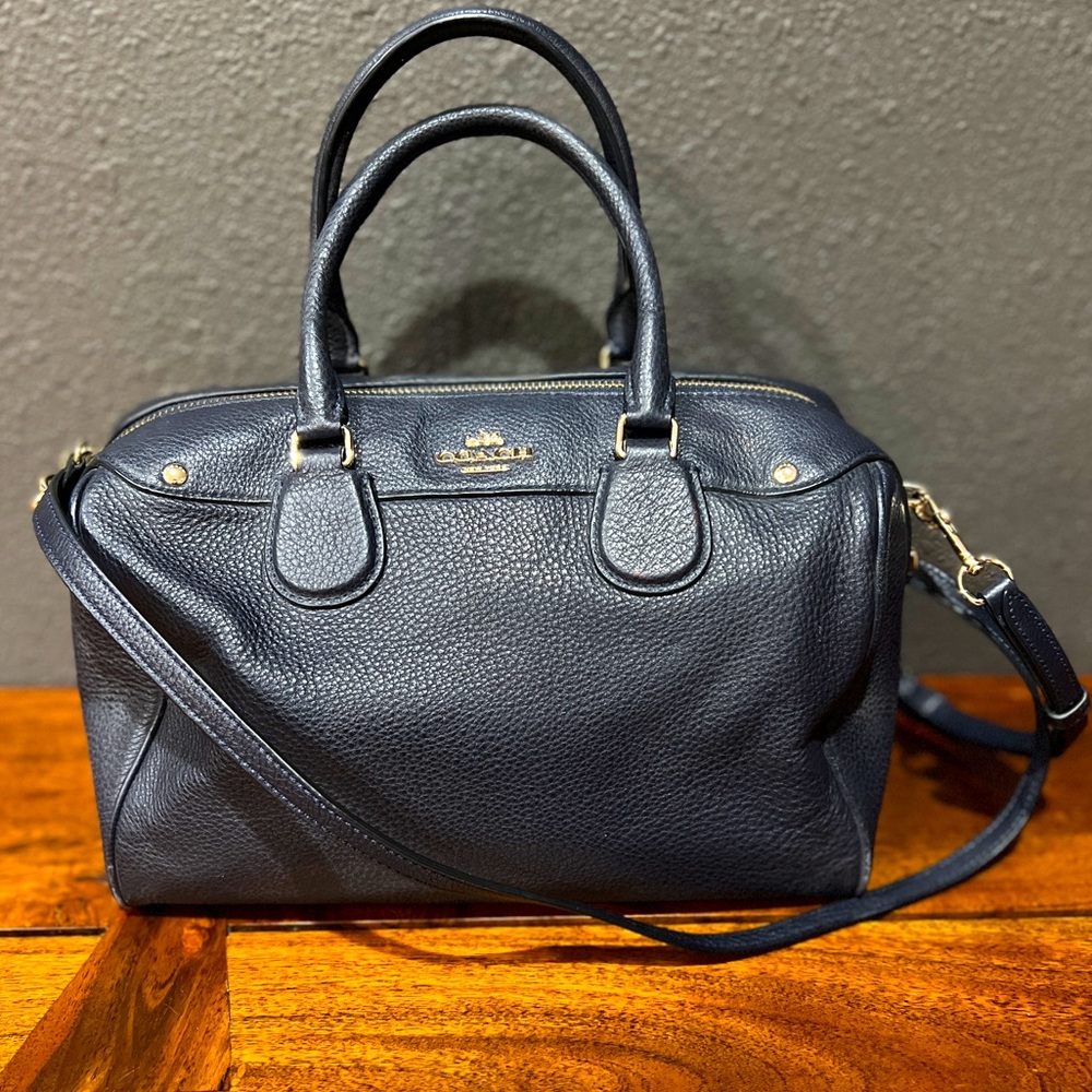 Leather Coach Bag